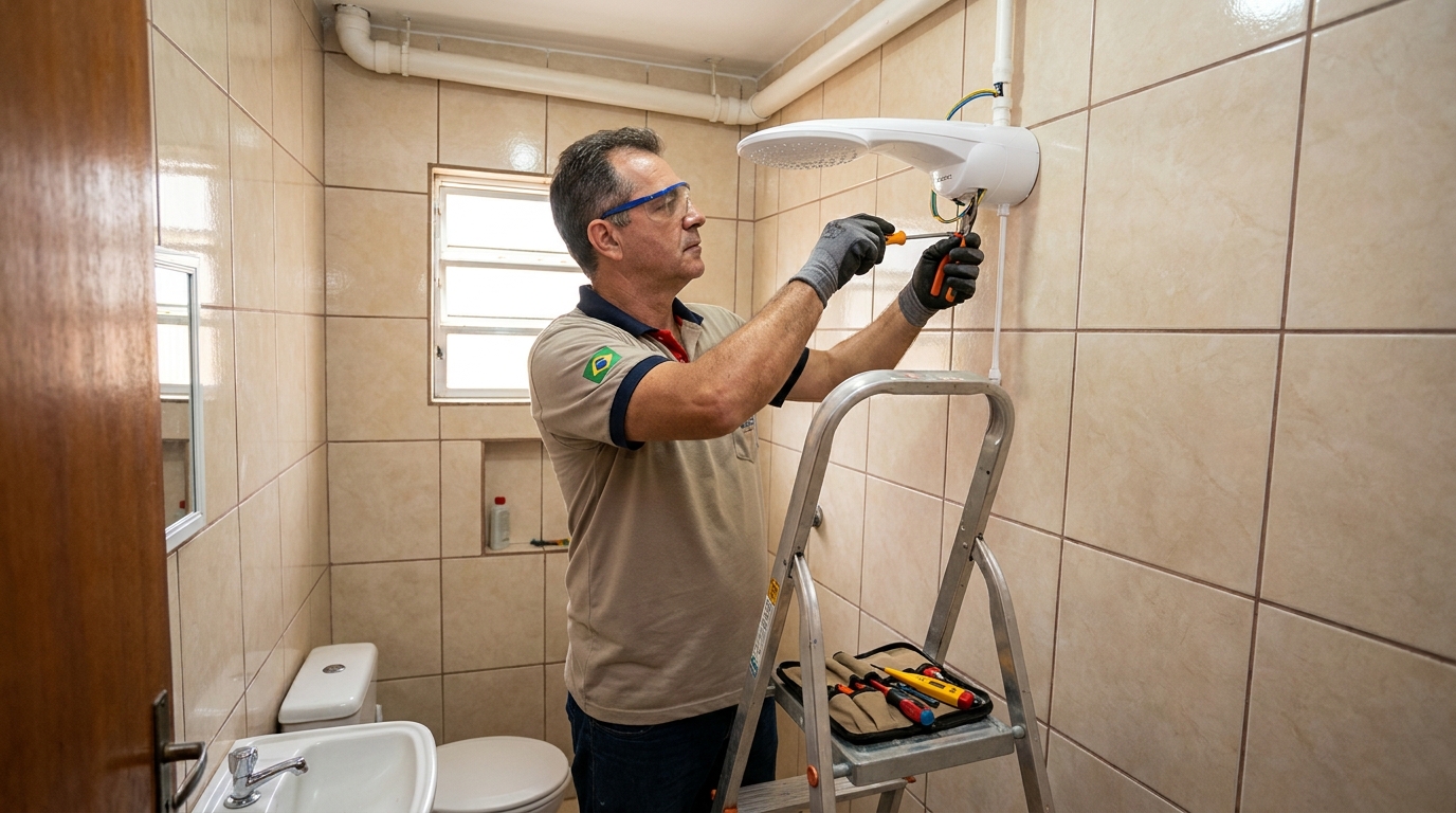 Instalação com pressurizador em São Luís-MA